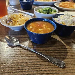 No soups, only spoon is a teaspoon???