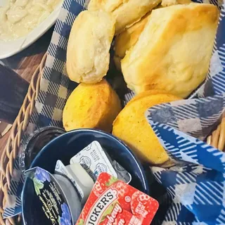 Biscuits and Corn Muffins