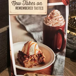 Pecan Bread pudding &amp; Pumpkin Latte