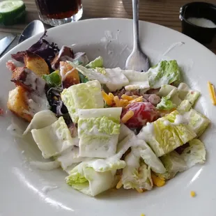 Salad was about the only thing good on first try.