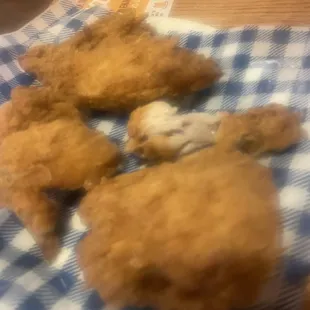 Chicken we had last night! (Yummy). In Hawaii we say (Ono). Meaning is the same!