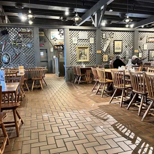 the interior of a restaurant