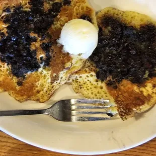Blueberry pancakes