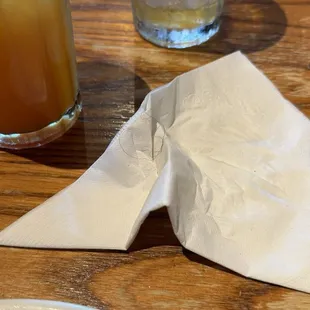 Hair was at the bottom at the drink.. went trough the straw, freaking gross!