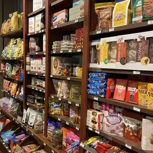a variety of snacks