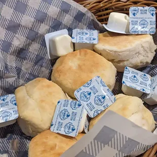 Fresh hot biscuits