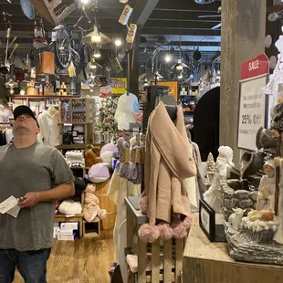 a man standing in a store