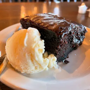 You can't walk away without ordering it  Double Chocolate Fudge Coca-Cola Cake from #CrackerBarrel