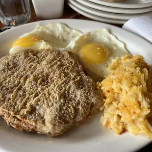 Son&apos;s dad&apos;s dad&apos;s (grandpa) Country Fried Breakfast