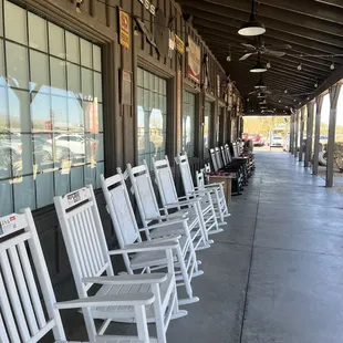 Rocking chair row
