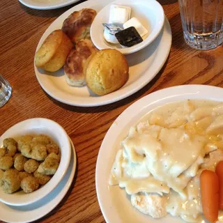 Biscuits and Corn Muffins