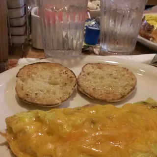 Kid's Ham and Cheese Omelet Breakfast