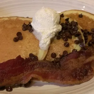 Kid's Chocolate Chip Pancakes Breakfast