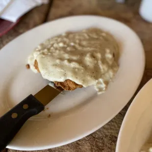 A la cart chicken fried steak ($5.99)