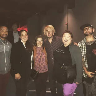 My friends and I with Kevin Downey Jr.! He's hilarious and weird and I love it! #siiip