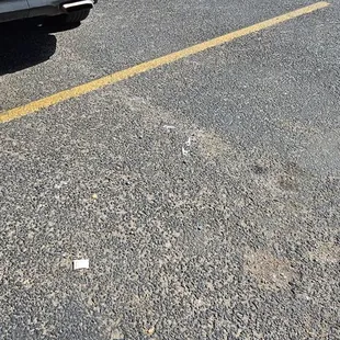  car parked in a parking lot