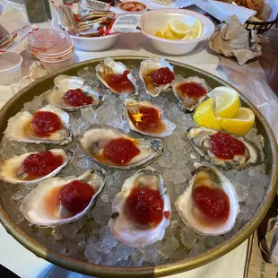 oysters, oysters and mussels, shellfish, food, mussels