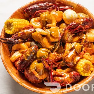 paella, food