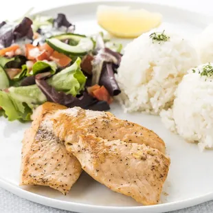 Grilled Salmon Plate