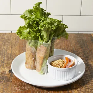 Tofu spring rolls