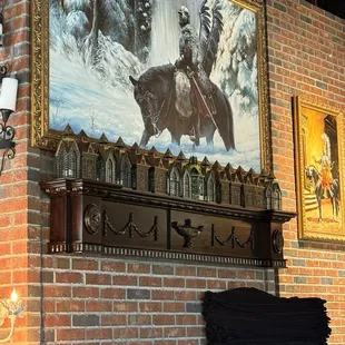 Decor in the restaurant