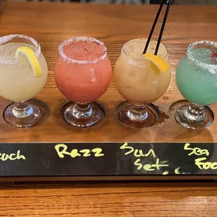 Marg flight. Too sweet.
