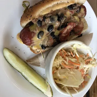 Wagyu Beef Chili-Cheese Dog