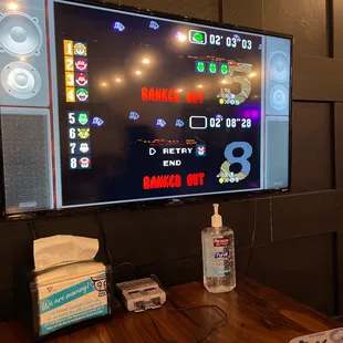 a video game being played