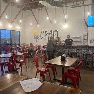 people sitting at tables