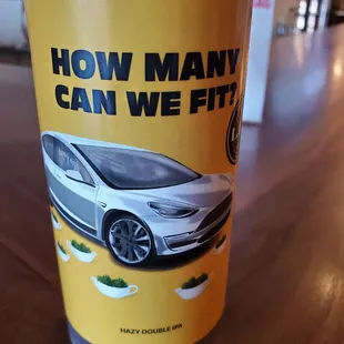 Just one of the beers they have