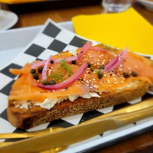 Smoked Salmon Toast