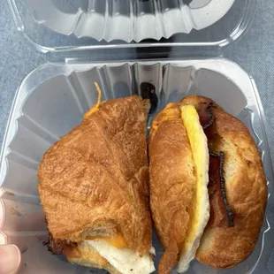 Bacon Croissant Sandwich