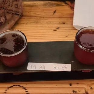 29) 4 Elements  Key Lime Pie 22) 3 Nations Cozy Bavarian 32) Bishop Crackberry Cider 34) Austin Eastcider Passion Fruit Cider