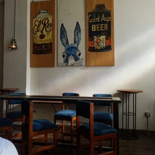 Cool decorations on the walls