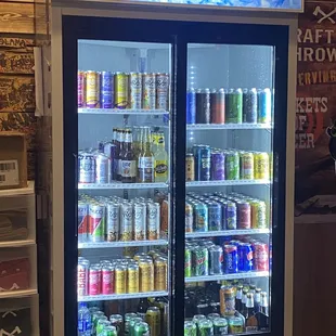 Drinks for sale while you play