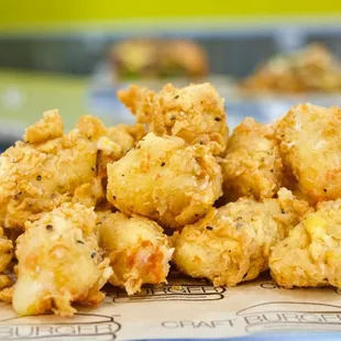 Chicken fried cheese curds