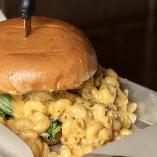 Mac Attack Cheeseburger.