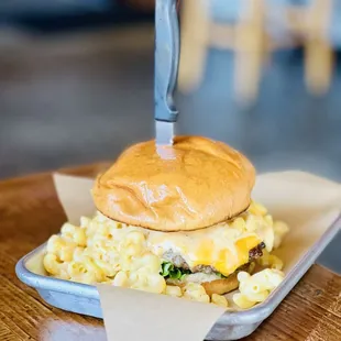 Mac Attack Cheeseburger