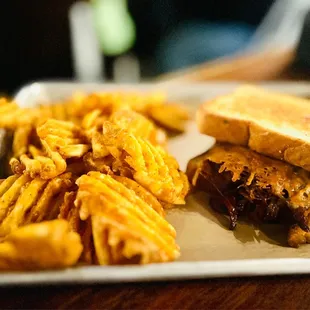 Brisket Grilled cheese - okay.