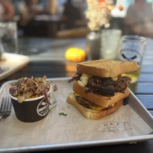 Stockberger with street corn.