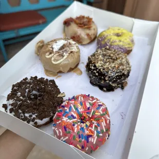 a box of doughnuts