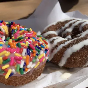 the Homer Donut and the Cinnamon Roll Donut