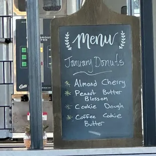 Jan 2024 menu