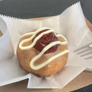 Guava Cheese Donut