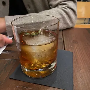 The quitter&apos;s old fashioned - mezcal based