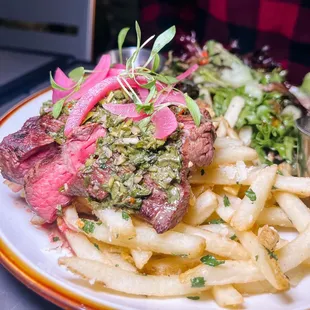 Steak Frites (upgraded to truffle fries)