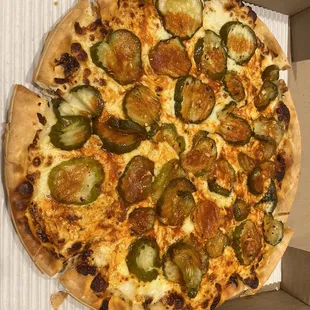 Medium MED Pickle Pizza