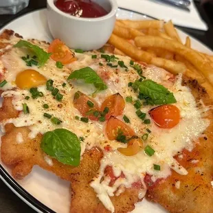  plate of fish and fries