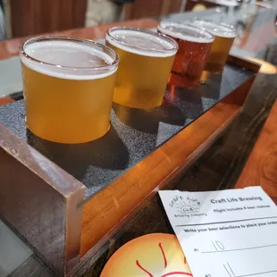 Beer flight