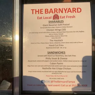 The Barnyard food truck